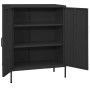 Anthracite gray steel storage cabinet 80x35x101.5 cm by vidaXL, Lockers and storage cabinets - Ref: Foro24-336168, Price: 149...