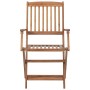 Sillas de exterior plegables 8 uds madera maciza acacia