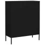 Aufbewahrungsschrank aus schwarzem Stahl 80x35x101,5 cm von vidaXL, Schließfächer und Lagerschränke - Ref: Foro24-336169, Pre...