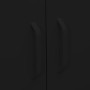 Black steel storage cabinet 80x35x101.5 cm by vidaXL, Lockers and storage cabinets - Ref: Foro24-336169, Price: 149,89 €, Dis...