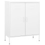 White steel storage cabinet 80x35x101.5 cm by vidaXL, Lockers and storage cabinets - Ref: Foro24-336170, Price: 149,12 €, Dis...