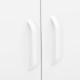 White steel storage cabinet 80x35x101.5 cm by vidaXL, Lockers and storage cabinets - Ref: Foro24-336170, Price: 149,12 €, Dis...