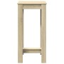 Mesa alta de bar madera ingeniería roble Sonoma 51x50x103,5 cm