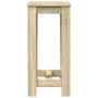Mesa alta de bar madera ingeniería roble Sonoma 51x50x103,5 cm