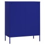 Armario de almacenamiento acero azul marino 80x35x101,5 cm de vidaXL, Taquillas y armarios de almacenamiento - Ref: Foro24-33...