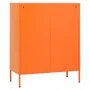 Steel storage cabinet orange 80x35x101.5 cm by vidaXL, Lockers and storage cabinets - Ref: Foro24-336174, Price: 189,01 €, Di...