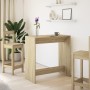 Mesa alta de bar madera ingeniería roble Sonoma 102x50x103,5 cm