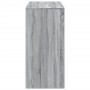 Mesa alta de bar madera ingeniería gris Sonoma 102x50x103,5 cm
