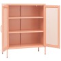 Armario de almacenamiento acero rosa 80x35x101,5 cm de vidaXL, Taquillas y armarios de almacenamiento - Ref: Foro24-336175, P...