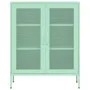 Aufbewahrungsschrank aus mintgrünem Stahl 80x35x101,5 cm von vidaXL, Schließfächer und Lagerschränke - Ref: Foro24-336176, Pr...
