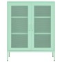 Mint green steel storage cabinet 80x35x101.5 cm by vidaXL, Lockers and storage cabinets - Ref: Foro24-336176, Price: 150,90 €...