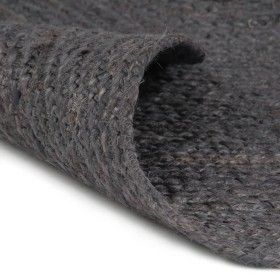 Alfombra de yute tejida a mano redonda gris oscuro 240 cm de vidaXL, Alfombras - Ref: Foro24-343598, Precio: 171,31 €, Descue...