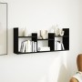 Armario de pared madera de ingeniería negro 100x18x40 cm en Estantes y estanterías | Comprar online en Foro24