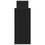 Armario de pared madera de ingeniería negro 100x18x40 cm en Estantes y estanterías | Comprar online en Foro24