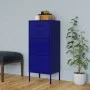 Navy blue steel storage cabinet 42.5x35x101.5 cm by vidaXL, Lockers and storage cabinets - Ref: Foro24-336181, Price: 124,74 ...