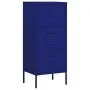 Navy blue steel storage cabinet 42.5x35x101.5 cm by vidaXL, Lockers and storage cabinets - Ref: Foro24-336181, Price: 124,74 ...
