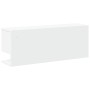 Armario de pared madera de ingeniería blanco 80x20x30 cm