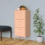 Pink steel storage cabinet 42.5x35x101.5 cm by vidaXL, Lockers and storage cabinets - Ref: Foro24-336184, Price: 123,27 €, Di...