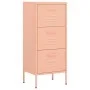 Pink steel storage cabinet 42.5x35x101.5 cm by vidaXL, Lockers and storage cabinets - Ref: Foro24-336184, Price: 123,27 €, Di...