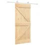 Puerta corredera con herrajes madera maciza de pino 90x210 cm by vidaXL, Doors - Ref: Foro24-3203085, Price: 210,55 €, Discou...