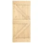 Puerta corredera con herrajes madera maciza de pino 90x210 cm by vidaXL, Doors - Ref: Foro24-3203085, Price: 210,55 €, Discou...