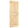 Puerta corredera con herrajes madera maciza de pino 90x210 cm von vidaXL, Türen - Ref: Foro24-3203252, Preis: 197,56 €, Rabat...