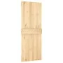 Puerta corredera con herrajes madera maciza de pino 90x210 cm von vidaXL, Türen - Ref: Foro24-3203252, Preis: 197,56 €, Rabat...