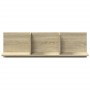 Mueble de pared madera ingeniería roble sonoma 100x16,5x30 cm