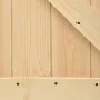 Schiebetür mit Beschlägen aus massivem Kiefernholz 70x210 cm von vidaXL, Türen - Ref: Foro24-3203094, Preis: 186,40 €, Rabatt: %