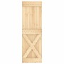 Sliding door with solid pine wood hardware 70x210 cm by vidaXL, Doors - Ref: Foro24-3203054, Price: 153,91 €, Discount: %