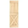 Sliding door with solid pine wood hardware 70x210 cm by vidaXL, Doors - Ref: Foro24-3203132, Price: 171,05 €, Discount: %