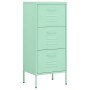 Mint green steel storage cabinet 42.5x35x101.5 cm by vidaXL, Lockers and storage cabinets - Ref: Foro24-336185, Price: 124,42...