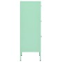 Mint green steel storage cabinet 42.5x35x101.5 cm by vidaXL, Lockers and storage cabinets - Ref: Foro24-336185, Price: 124,42...