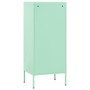 Mint green steel storage cabinet 42.5x35x101.5 cm by vidaXL, Lockers and storage cabinets - Ref: Foro24-336185, Price: 124,42...
