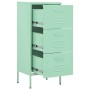 Mint green steel storage cabinet 42.5x35x101.5 cm by vidaXL, Lockers and storage cabinets - Ref: Foro24-336185, Price: 124,42...