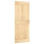 Schiebetür mit Beschlägen aus massivem Kiefernholz 85x210 cm von vidaXL, Türen - Ref: Foro24-3203201, Preis: 150,94 €, Rabatt: %