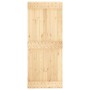 Schiebetür mit Beschlägen aus massivem Kiefernholz 85x210 cm von vidaXL, Türen - Ref: Foro24-3203201, Preis: 156,17 €, Rabatt: %