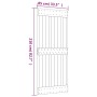 Schiebetür mit Beschlägen aus massivem Kiefernholz 85x210 cm von vidaXL, Türen - Ref: Foro24-3203201, Preis: 156,17 €, Rabatt: %
