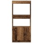 Aparadorde madera de ingeniería madera envejecida 63x33x140 cm