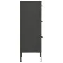 Anthrazitfarbener Stahlschrank 42,5 x 35 x 101,5 cm von vidaXL, Schließfächer und Lagerschränke - Ref: Foro24-336186, Preis: ...