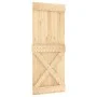 Sliding door with solid pine wood fittings 85x210 cm by vidaXL, Doors - Ref: Foro24-3203209, Price: 177,11 €, Discount: %