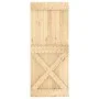 Sliding door with solid pine wood fittings 85x210 cm by vidaXL, Doors - Ref: Foro24-3203209, Price: 177,11 €, Discount: %