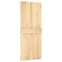 Sliding door with solid pine wood fittings 85x210 cm by vidaXL, Doors - Ref: Foro24-3203209, Price: 177,11 €, Discount: %