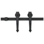 Puerta corredera con herrajes madera maciza de pino 85x210 cm de vidaXL, Puertas - Ref: Foro24-3203209, Precio: 177,08 €, Des...
