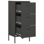 Anthracite steel storage cabinet 42.5x35x101.5 cm by vidaXL, Lockers and storage cabinets - Ref: Foro24-336186, Price: 124,13...