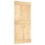 Schiebetür mit Beschlägen aus massivem Kiefernholz 95x210 cm von vidaXL, Türen - Ref: Foro24-3203234, Preis: 172,39 €, Rabatt: %