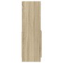 Aparador de madera de ingeniería roble Sonoma 92x33x100 cm
