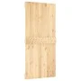 Sliding door with solid pine wood hardware 95x210 cm by vidaXL, Doors - Ref: Foro24-3203234, Price: 172,39 €, Discount: %