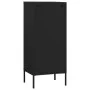 Black steel storage cabinet 42.5x35x101.5 cm by vidaXL, Lockers and storage cabinets - Ref: Foro24-336187, Price: 126,67 €, D...