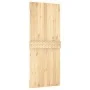 Sliding door with solid pine wood fittings 85x210 cm by vidaXL, Doors - Ref: Foro24-3203268, Price: 199,54 €, Discount: %